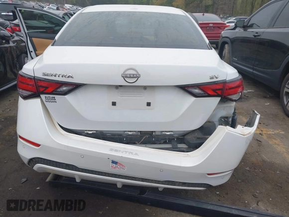 2024 Nissan Sentra SV with VIN 3N1AB8CVXRY230669, listed as a IAAI auction lot 41918791 with 46,000 mi miles and . Bid and sale history available at DreamBid. Image 16.