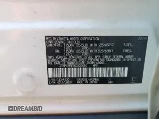 2019 Toyota RAV4 XLE с VIN JTMP1RFV1KD020434, выставлен на аукционе Copart как лот 63588865 с пробегом 61 158 миль миль и Списание • Salvage title. История ставок и продаж доступна на DreamBid. Изображение 13.