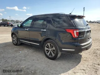 2018 Ford Explorer Limited with VIN 1FM5K7F80JGB10671, listed as a Copart auction lot 44639035 with 123,826 mi miles and Salvage Title. Bid and sale history available at carsss.com. Image 2.