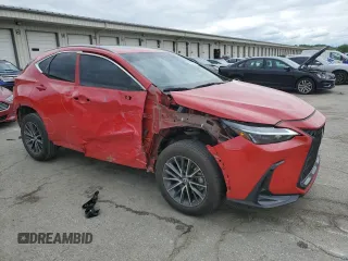 2023 Lexus NX 250 with VIN 2T2ADCEZ7PC002924, listed as a Copart auction lot 58352825 with 23,657 mi miles and Salvage title. Bid and sale history available at DreamBid. Image 4.