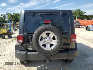 2018 Jeep Wrangler Unlimited Sport with VIN 1C4BJWDG5JL822969, listed as a Copart auction lot 61240135 with 80,276 mi miles and Salvage title. Bid and sale history available at DreamBid. Image 6.