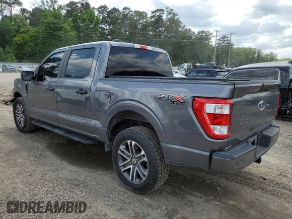 2022 Ford F-150 XL with VIN 1FTEW1EP7NFA44775, listed as a Copart auction lot 55043865 with 60,982 mi miles and Salvage Title. Bid and sale history available at DreamBid. Image 2.