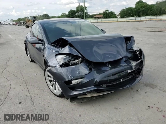 2022 Tesla Model 3 Long Range z VIN 5YJ3E1EB2NF186082, wystawiony jako Copart lot #58591015 z przebiegiem 143 241 mil mil oraz Szkoda całkowita • Salvage title. Historia ofert i sprzedaży dostępna na DreamBid. Obrazek 14.