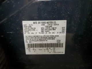 2016 Ford Edge SEL with VIN 2FMPK4J8XGBB52716, listed as a Copart auction lot 53041375 with 146,780 mi miles and Salvage Title. Bid and sale history available at carsss.com. Image 13.