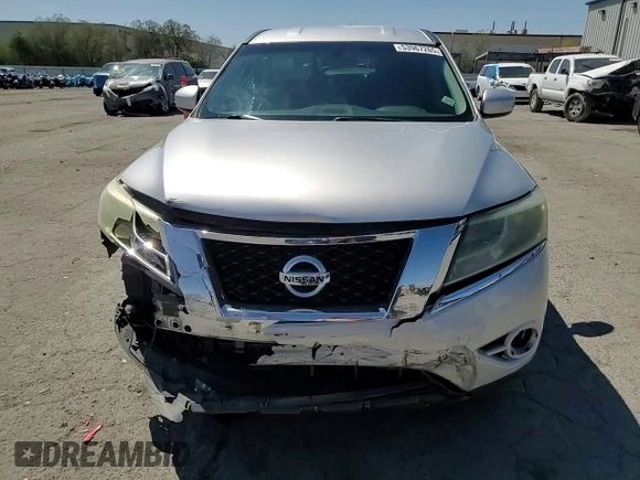 2015 Nissan Pathfinder SV with VIN 5N1AR2MN1FC608382, listed as a Copart auction lot 53967265 with 106,752 mi miles and Salvage title. Bid and sale history available at DreamBid. Image 14.