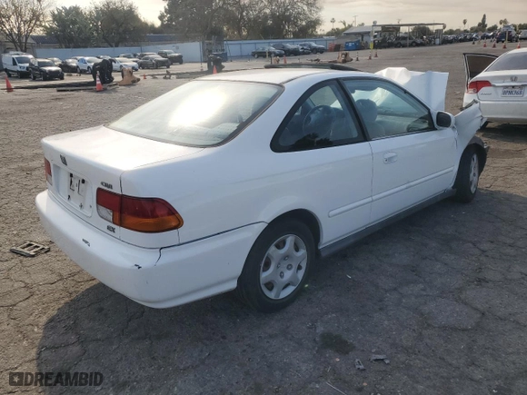 1998 Honda Civic EX with VIN 1HGEJ8145WL027660, listed as a Copart auction lot 41924045 with 190,169 mi miles and Salvage Title. Bid and sale history available at carsss.com. Image 3.