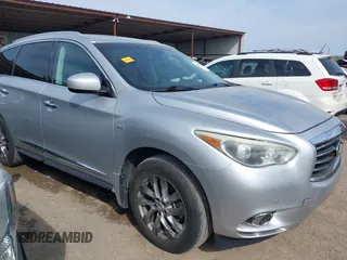 2015 Infiniti QX60 with VIN 5N1AL0MM8FC556374, listed as a IAAI auction lot 41931000 with 136,912 mi miles and . Bid and sale history available at DreamBid. Image 1.