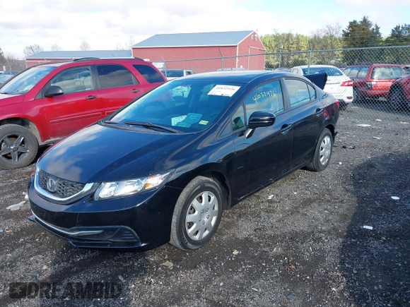 2014 Honda Civic Sedan LX with VIN 19XFB2F59EE021804, listed as a IAAI auction lot 41032926 with 91,634 mi miles. Bid and sale history available at carsss.com. Image 18.