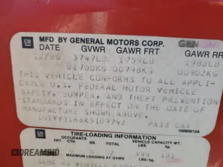 1989 Chevrolet Corvette z VIN 1G1YY3186K5109742, wystawiony jako Copart lot #45378375 z przebiegiem 104 385 mil mil oraz Szkoda całkowita • Salvage title. Historia ofert i sprzedaży dostępna na DreamBid. Obrazek 12.