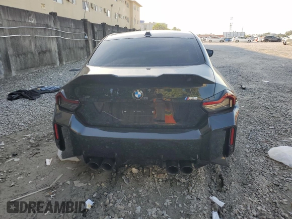 2024 BMW M2 with VIN 3MF13DM0XR8E13363, listed as a Copart auction lot 86872014 with 0 mi miles and Salvage Title. Bid and sale history available at carsss.com. Image 6.