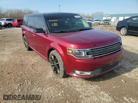2018 Ford Flex Limited EcoBoost with VIN 2FMHK6DT4JBA18856, listed as a Copart auction lot 79666184 with 116,709 mi miles and Salvage Title. Bid and sale history available at carsss.com. Image 12.