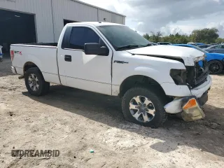 2013 Ford F-150 XL with VIN 1FTMF1EF1DFA51044, listed as a Copart auction lot 79561474 with 191,122 mi miles and Salvage Title. Bid and sale history available at DreamBid. Image 4.