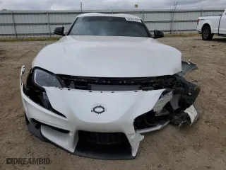 2023 Toyota GR Supra 3.0 with VIN WZ1DB0G06PW057166, listed as a Copart auction lot 52355784 with 0 mi miles and Salvage Title. Bid and sale history available at carsss.com. Image 5.