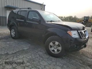 2011 Nissan Pathfinder S with VIN 5N1AR1NB8BC632476, listed as a Copart auction lot 59348985 with 202,440 mi miles and Salvage title. Bid and sale history available at DreamBid. Image 4.