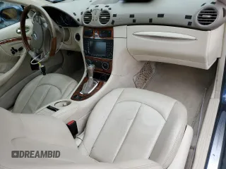 2007 Mercedes-Benz CLK 350 with VIN WDBTK56F87T083880, listed as a Copart auction lot 53689374 with 81,596 mi miles and Salvage Title. Bid and sale history available at DreamBid. Image 8.