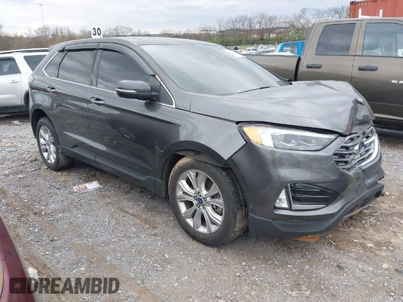 2020 Ford Edge Titanium with VIN 2FMPK4K93LBA55441, listed as a IAAI auction lot 41823875 with 1 mi miles. Bid and sale history available at carsss.com. Image 1.