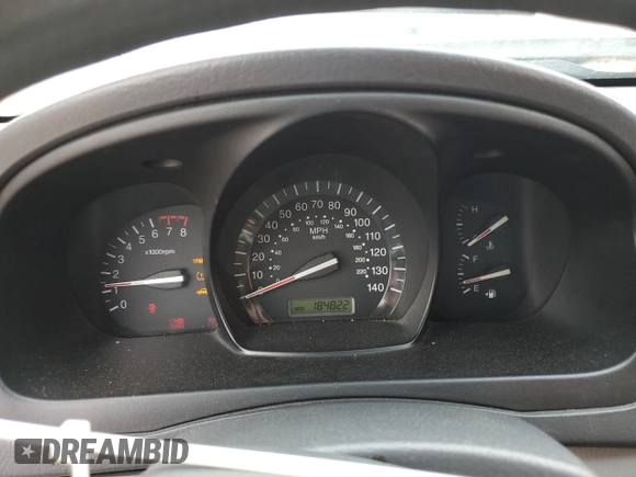 2008 Kia Spectra EX with VIN KNAFE121885516142, listed as a Copart auction lot 47622295 with 184,822 mi miles and Salvage Title. Bid and sale history available at DreamBid. Image 9.