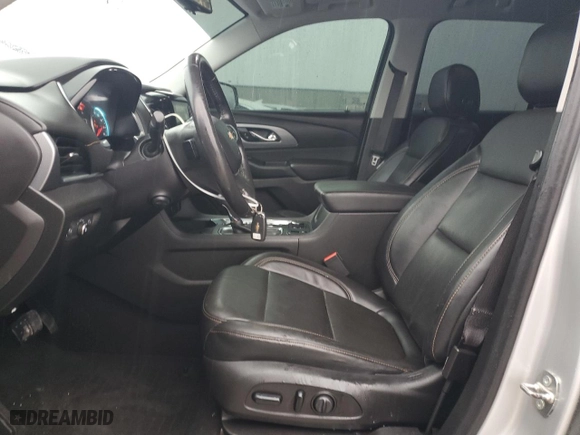 2018 Chevrolet Traverse Premier with VIN 1GNERKKW2JJ214774, listed as a Copart auction lot 87825795 with 100,041 mi miles and Salvage Title. Bid and sale history available at carsss.com. Image 7.