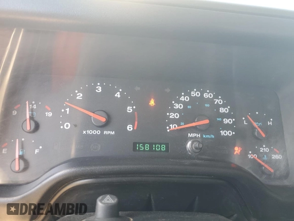 2003 Jeep Wrangler Sport z VIN 1J4FA49S43P327283, wystawiony jako Copart lot #59036295 z przebiegiem 158 108 mil mil oraz Szkoda całkowita • Salvage title. Historia ofert i sprzedaży dostępna na DreamBid. Obrazek 9.