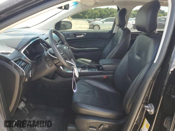 2019 Ford Edge Titanium with VIN 2FMPK4K99KBC20522, listed as a Copart auction lot 61953775 with 61,607 mi miles and Salvage title. Bid and sale history available at DreamBid. Image 7.