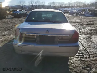 2007 Mercury Grand Marquis LS with VIN 2MEFM75V47X634644, listed as a Copart auction lot 45924655 with 144,640 mi miles and Salvage Title. Bid and sale history available at carsss.com. Image 6.