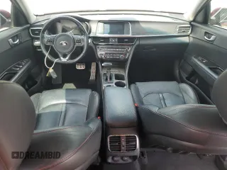 2016 Kia Optima SX Turbo with VIN 5XXGW4L27GG095764, listed as a Copart auction lot 54824235 with 87,231 mi miles and Salvage title. Bid and sale history available at DreamBid. Image 8.