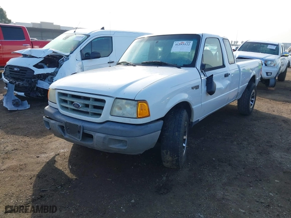 2003 Ford Ranger XL with VIN 1FTYR14U03PB52447, listed as a IAAI auction lot 41593122 with 209,508 mi miles. Bid and sale history available at carsss.com. Image 17.