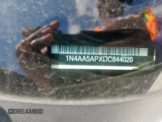2013 Nissan Maxima SV with VIN 1N4AA5APXDC844020, listed as a Copart auction lot 58725575 with 133,091 mi miles and Salvage title. Bid and sale history available at DreamBid. Image 12.