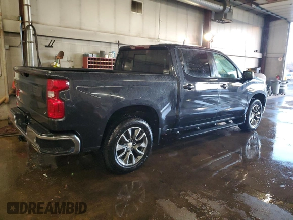 2023 Chevrolet Silverado 1500 LT with VIN 1GCUDDE83PZ320804, listed as a Copart auction lot 87055144 with 62,855 mi miles and Salvage Title. Bid and sale history available at carsss.com. Image 3.