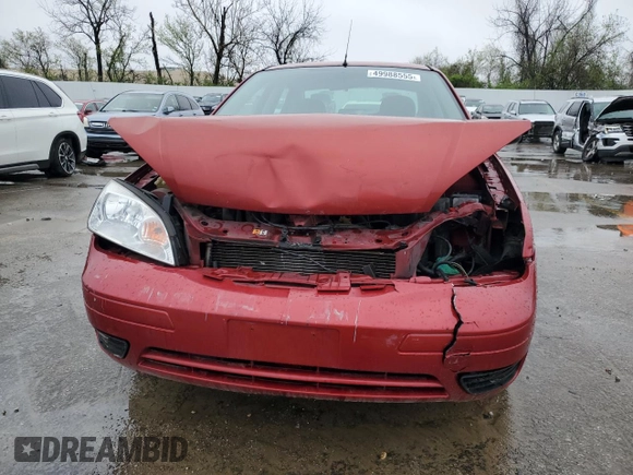 2005 Ford Focus S with VIN 1FAFP34N85W101259, listed as a Copart auction lot 49988555 with 0 mi miles and Salvage Title. Bid and sale history available at carsss.com. Image 5.