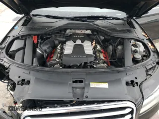 2013 Audi A8 L 3.0L with VIN WAURGAFD2DN001126, listed as a Copart auction lot 87213164 with 116,694 mi miles and Salvage Title. Bid and sale history available at carsss.com. Image 13.