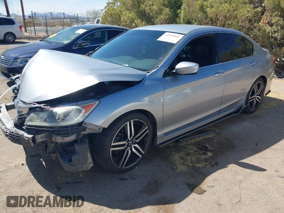 2016 Honda Accord Sport z VIN 1HGCR2F55GA104359, wystawiony jako IAAI lot #42153846 z przebiegiem 116 961 mil mil oraz . Historia ofert i sprzedaży dostępna na DreamBid. Obrazek 2.