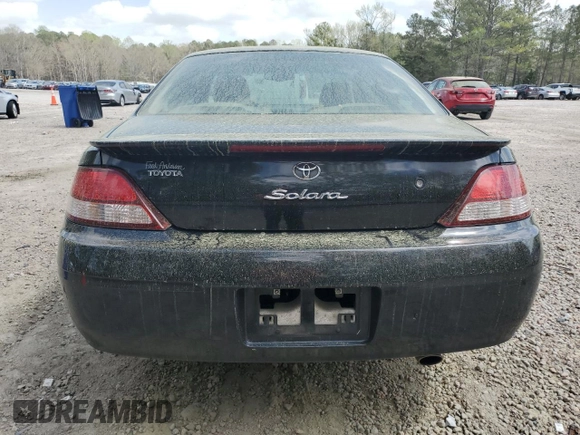 2000 Toyota Solara SE with VIN 2T1CF22PXYC316010, listed as a Copart auction lot 50202225 with 88,138 mi miles and Salvage Title. Bid and sale history available at carsss.com. Image 6.