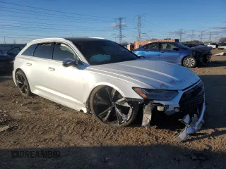 2021 Audi RS 6 with VIN WUA1CAF20MN906638, listed as a Copart auction lot 42914105 with 32,522 mi miles and Salvage Title. Bid and sale history available at carsss.com. Image 4.