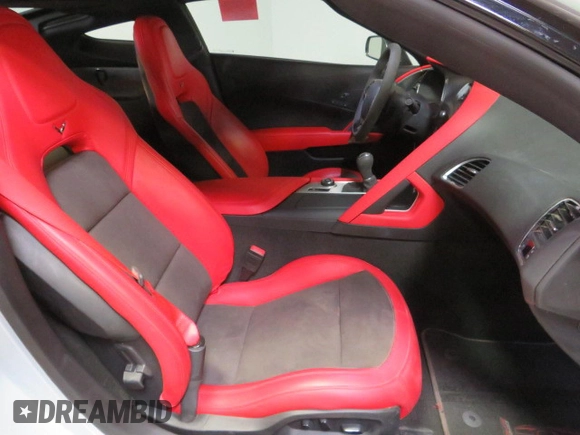 2018 Chevrolet Corvette Grand Sport 2LT with VIN 1G1YX2D74J5103033, listed as a Copart auction lot 80136004 with 22,636 mi miles and Salvage Title. Bid and sale history available at carsss.com. Image 5.