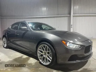 2017 Maserati Ghibli with VIN ZAM57XSA9H1206127, listed as a Copart auction lot 45064345 with 12,718 mi miles and Clean Title. Bid and sale history available at carsss.com. Image 1.