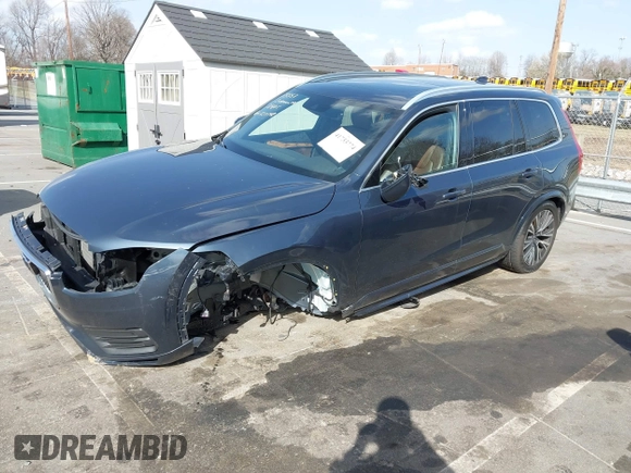 2022 Volvo XC90 Momentum with VIN YV4A22PK7N1837148, listed as a IAAI auction lot 41733774 with 33,709 mi miles and . Bid and sale history available at DreamBid. Image 2.