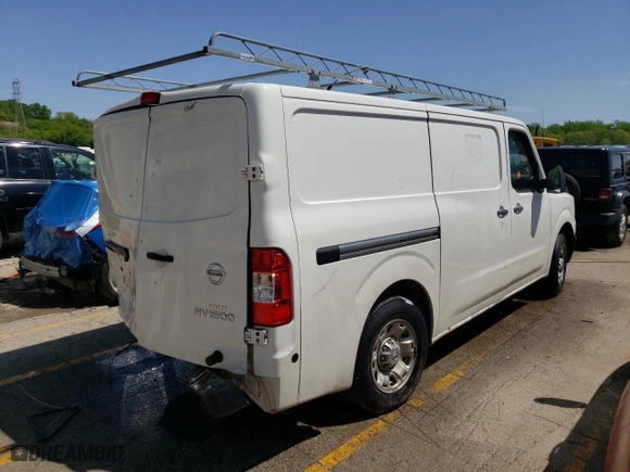 2016 Nissan NV S with VIN 1N6BF0KM2GN810649, listed as a Copart auction lot 53450534 with 0 mi miles and Salvage Title. Bid and sale history available at carsss.com. Image 3.