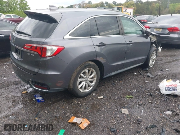 2017 Acura RDX Technology with VIN 5J8TB3H55HL014805, listed as a IAAI auction lot 41921064 with 49,483 mi miles and . Bid and sale history available at DreamBid. Image 4.