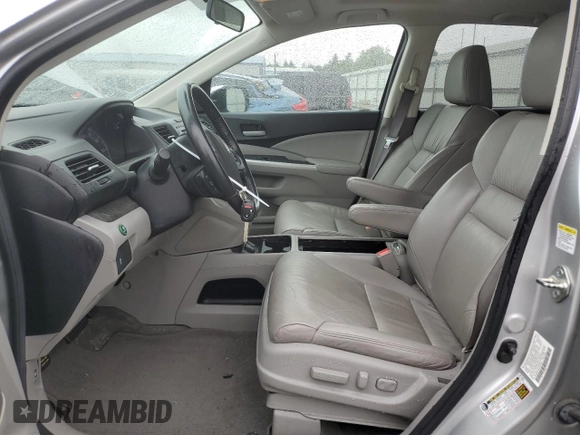 2013 Honda CR-V EX-L z VIN 2HKRM4H76DH634037, wystawiony jako Copart lot #57985265 z przebiegiem 80 399 mil mil oraz Szkody całkowita. Historia ofert i sprzedaży dostępna na DreamBid. Obrazek 7.