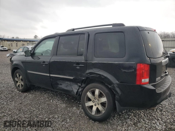 2012 Honda Pilot Touring with VIN 5FNYF3H9XCB040629, listed as a Copart auction lot 44800885 with 116,736 mi miles and Salvage Title. Bid and sale history available at carsss.com. Image 2.