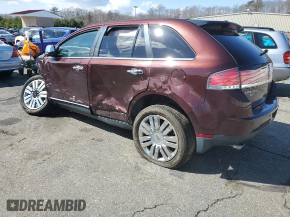 2010 Lincoln MKX with VIN 2LMDJ8JC8ABJ33529, listed as a Copart auction lot 49412705 with 163,677 mi miles and Clean Title. Bid and sale history available at DreamBid. Image 2.
