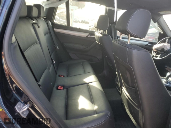 2017 BMW X3 xDrive35i with VIN 5UXWX7C57H0S19103, listed as a Copart auction lot 43017355 with 121,084 mi miles and Salvage Title. Bid and sale history available at DreamBid. Image 11.