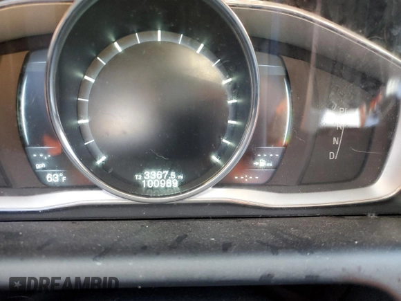 2015 Volvo XC60 T5 with VIN YV4612RK3F2716604, listed as a Copart auction lot 59855665 with 100,989 mi miles and Salvage title. Bid and sale history available at DreamBid. Image 9.