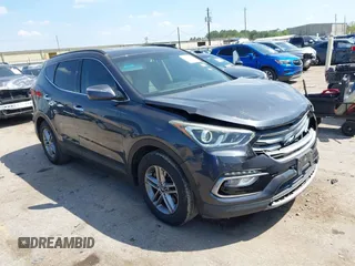 2017 Hyundai Santa Fe 2.4L z VIN 5XYZU3LB4HG462058, wystawiony jako IAAI lot #41861190 z przebiegiem 87 102 mil mil oraz . Historia ofert i sprzedaży dostępna na DreamBid. Obrazek 1.