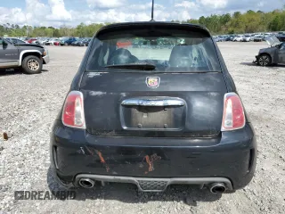 2013 FIAT 500 Abarth with VIN 3C3CFFFH9DT611251, listed as a Copart auction lot 51603025 with 62,190 mi miles and Salvage title. Bid and sale history available at DreamBid. Image 6.