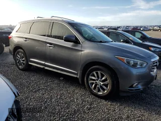 2015 Infiniti QX60 with VIN 5N1AL0MM3FC559487, listed as a Copart auction lot 56482765 with 140,735 mi miles and Salvage title. Bid and sale history available at DreamBid. Image 4.