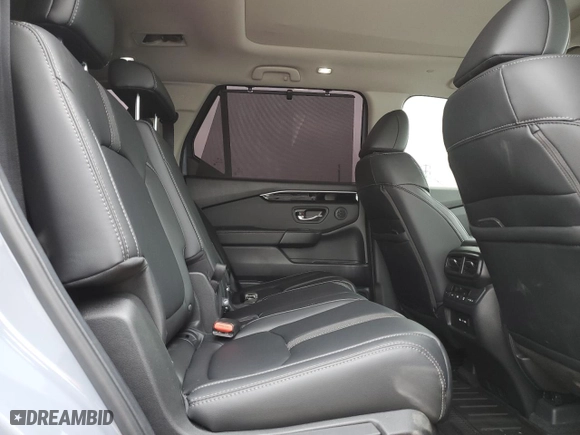 2025 Honda Pilot Touring with VIN 5FNYG2H73SB016693, listed as a Copart auction lot 54366275 with 1,259 mi miles and Salvage Title. Bid and sale history available at carsss.com. Image 11.