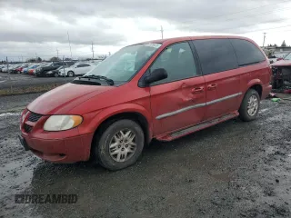 2001 Dodge Caravan Sport with VIN 2B8GP44G51R106245, listed as a Copart auction lot 47629425 with 137,715 mi miles and Salvage Title. Bid and sale history available at carsss.com. Image 1.