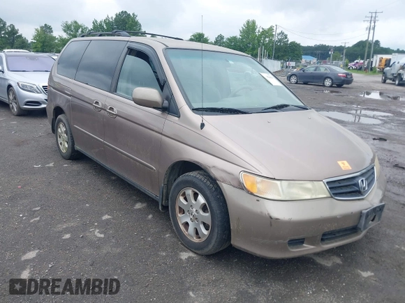 2003 Honda Odyssey EX-L with VIN 5FNRL180X3B151488, listed as a IAAI auction lot 42681426 with 231,065 mi miles and . Bid and sale history available at DreamBid. Image 1.